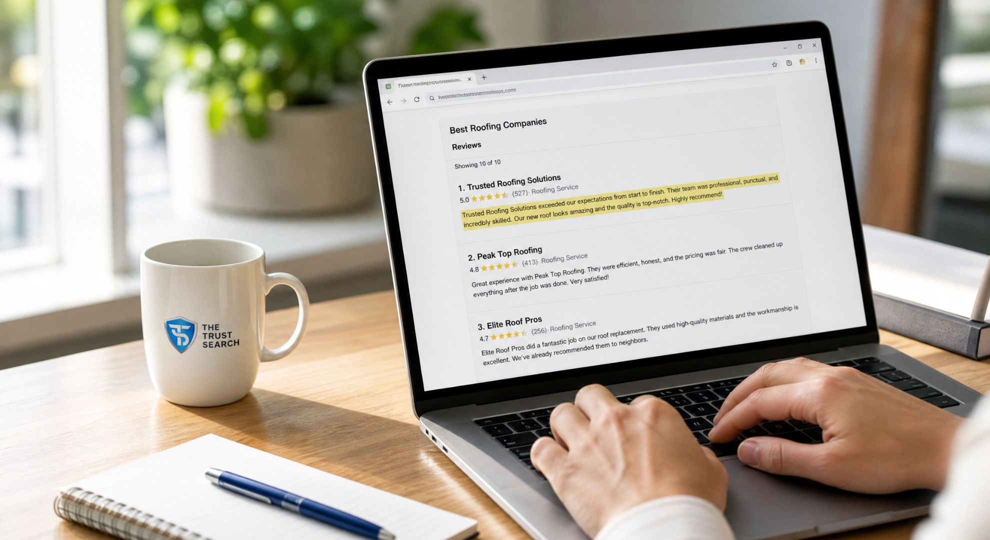 How to Identify Fake Online Reviews? by thetrustsearch.com